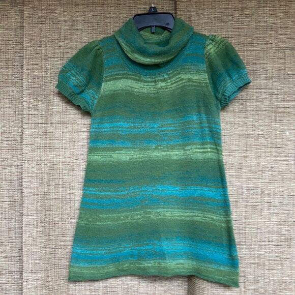 Loverock cotton blend turtleneck sweater top shirt sleeve - Picture 1 of 6